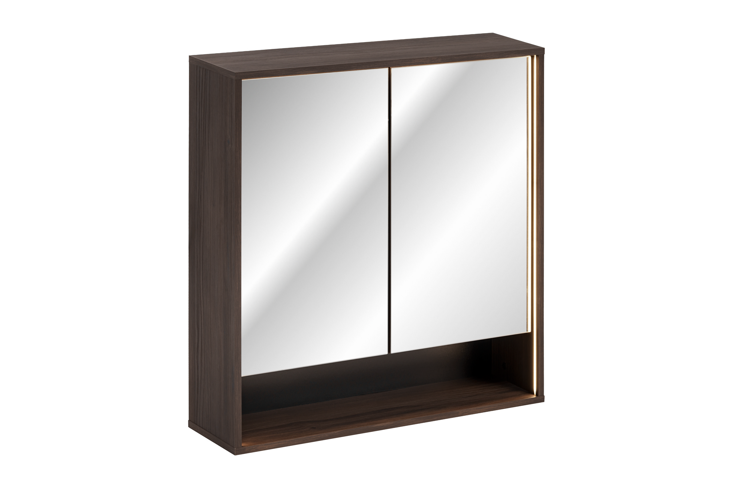 Comad Dorothy Ristretto Badschrank 80x20x85 cm Spiegelschrank eiche DOROTHY RISTRETTO 84-80-2D