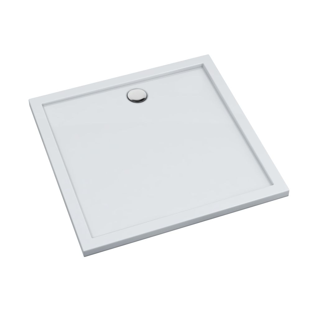 Schedline Sharper Quadratische Duschwanne 100x100 cm weiß 3S.S2K-100100