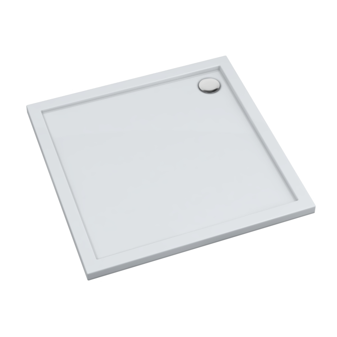 Schedline Sharper Quadratische Duschwanne 75x75 cm weiß 3S.S1K-7575