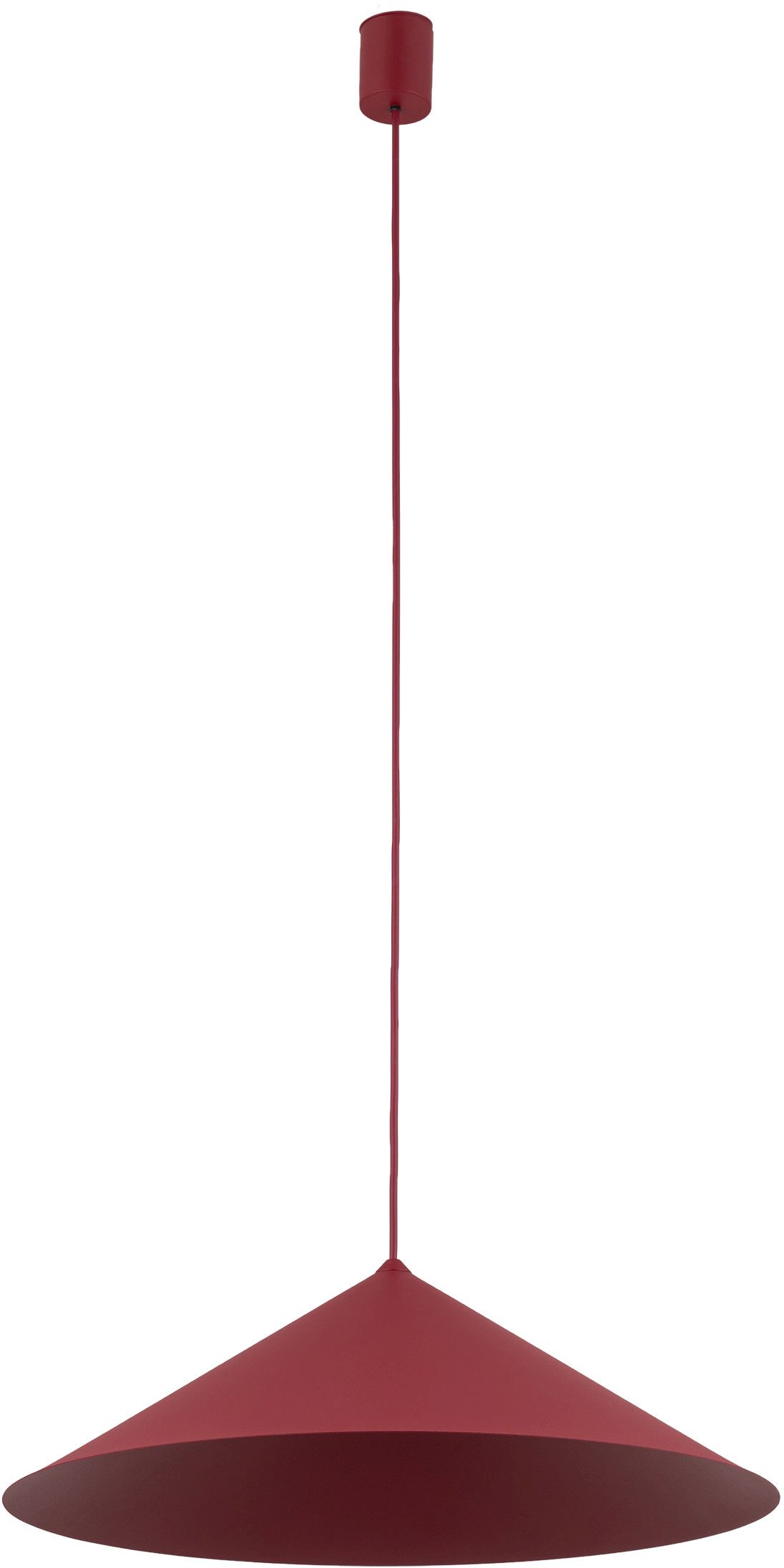 TK Lighting Lume XL Pendelleuchte 1x11 W burgund 11697