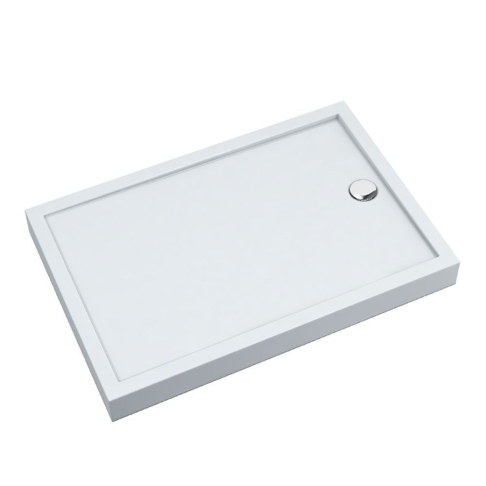 Schedline Cameron Rechteckige Duschwanne 140x80 cm weiß 3ST.C2P-80140