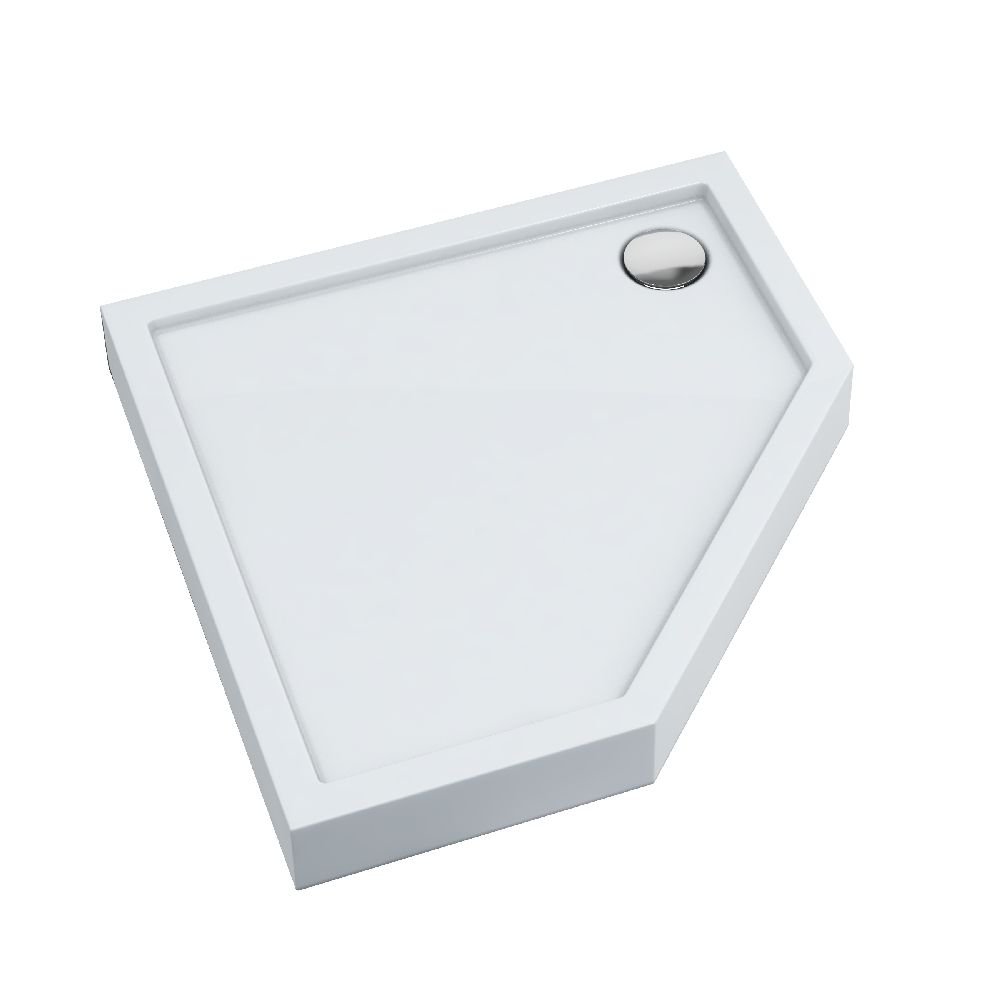 Schedline Cameron Rechteckige Duschwanne 100x100 cm weiß 3ST.C2PK-100100