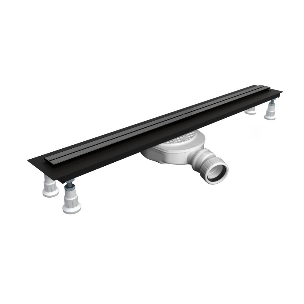 Schedline Graphite Slight DUO 2w1 Abdeckung Linienablauf 120 cm Graphit SCH059/SLX/DPG