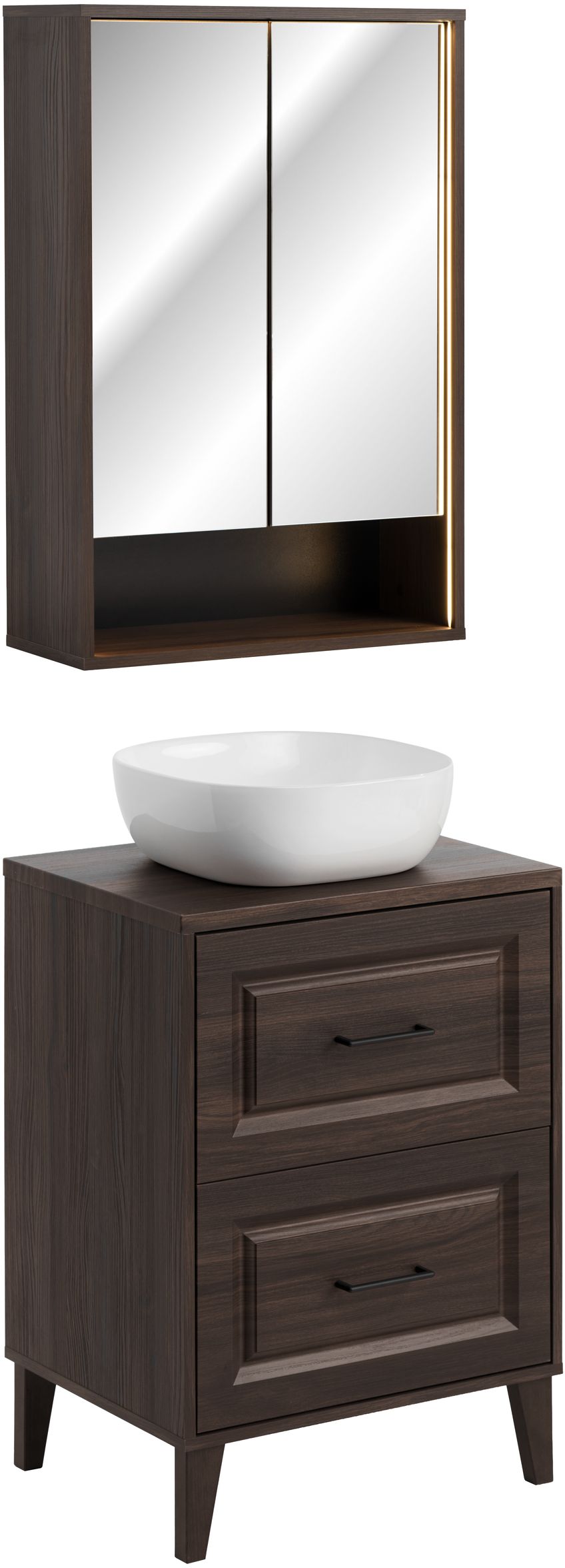 Set Badschrank Comad Dorothy Ristretto DOROTHY RISTRETTO 84-60-2D, Badschrank Comad Dorothy Ristretto DOROTHY RISTRETTO 82-60-46-2S, UM-6252SMILE40DP, RISTRETTO 89-60-46 M