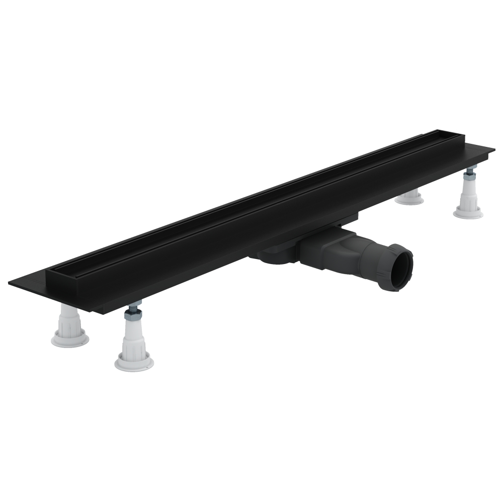 Schedline Slight Line Low Black Linienablauf 90 cm schwarz SOLPLB-90035LOW
