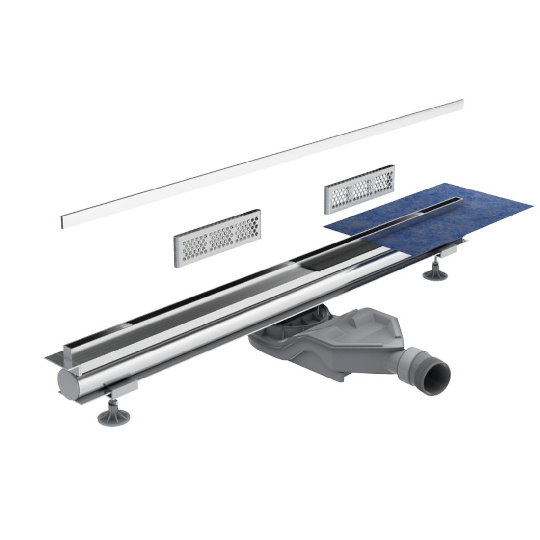 Schedline Thin Line Linienablauf 110 cm stahl SOL-110012