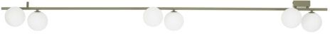 TK Lighting Imelo Deckenlampe 6x8 W weiß-grün 11480