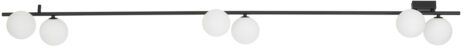 TK Lighting Imelo Deckenlampe 6x8 W weiß-schwarz 11479