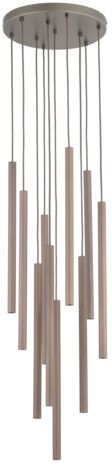 TK Lighting Ferro Pendelleuchte x8 W braun 11493