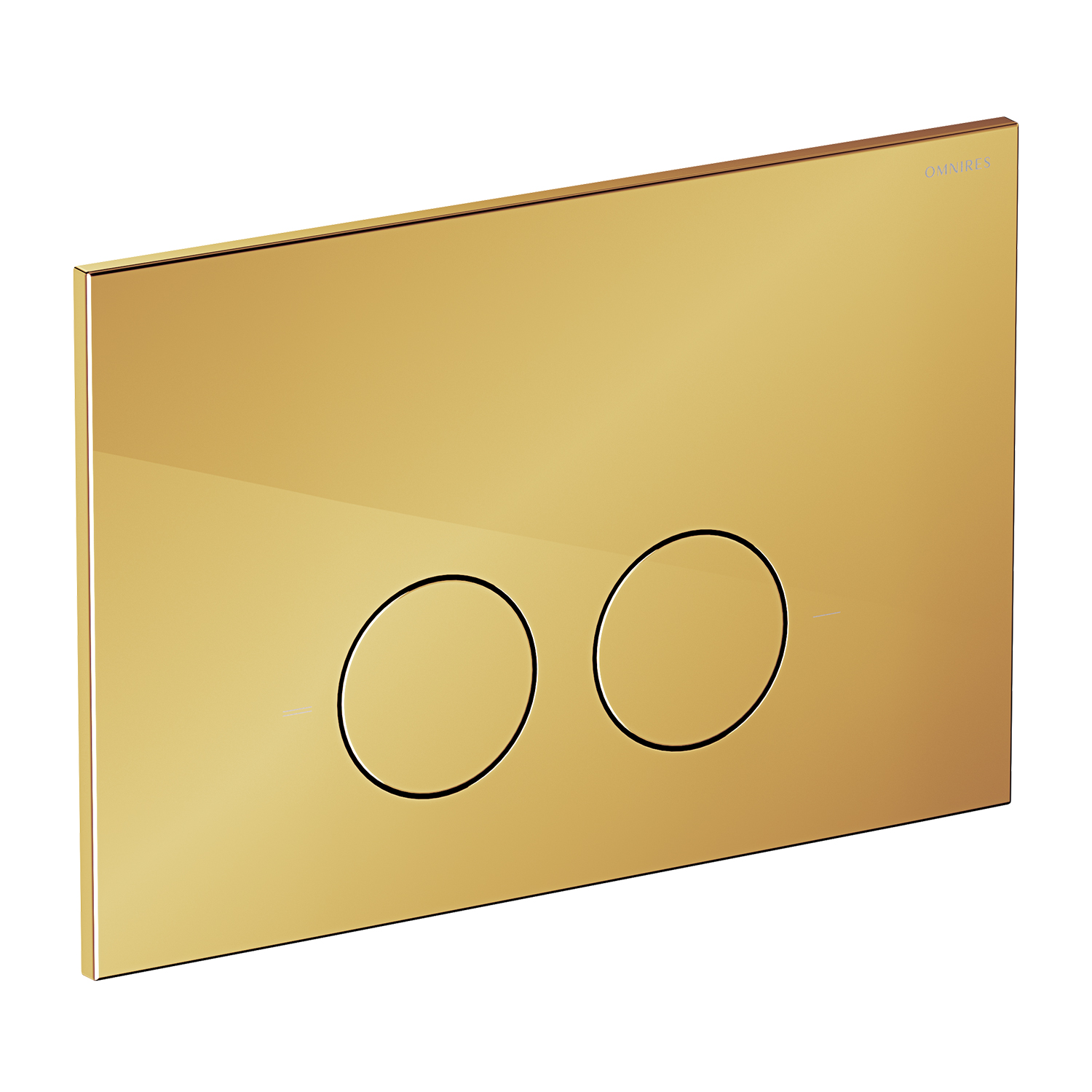 Omnires Minimal Betätigungsplatte für Toilette gold MPS1GL