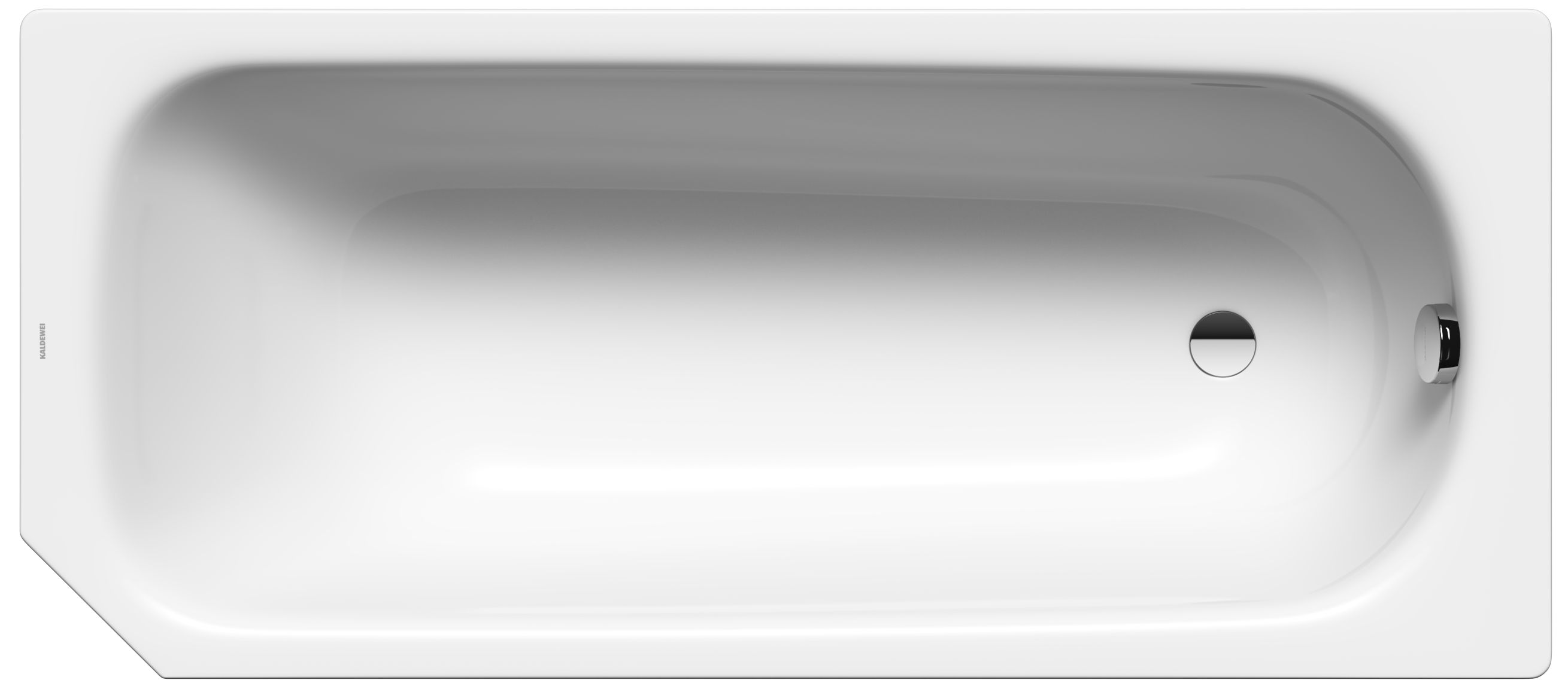 Kaldewei Saniform V1-V4 Rechteckige Badewanne 160x70 cm weiß 192100011001