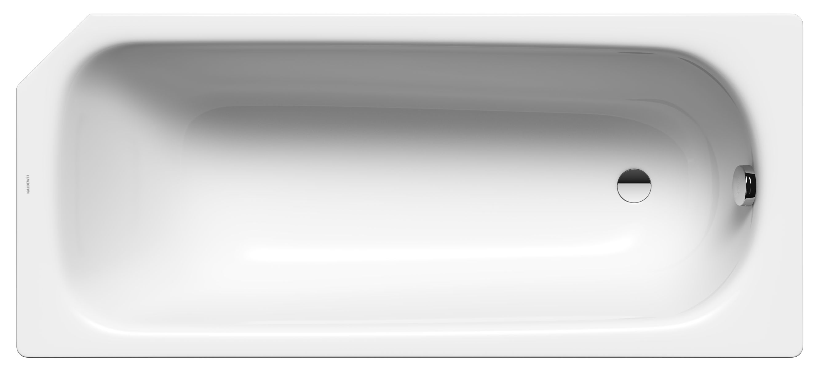 Kaldewei Saniform V1-V4 Rechteckige Badewanne 160x70 cm weiß 192200011001