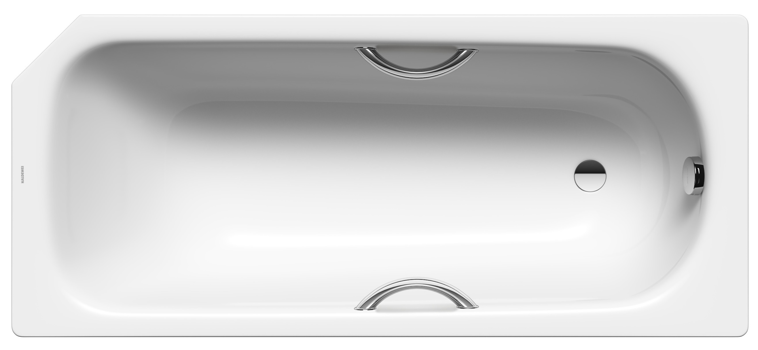 Kaldewei Saniform V1-V4 Star Rechteckige Badewanne 160x70 cm weiß 134100011001