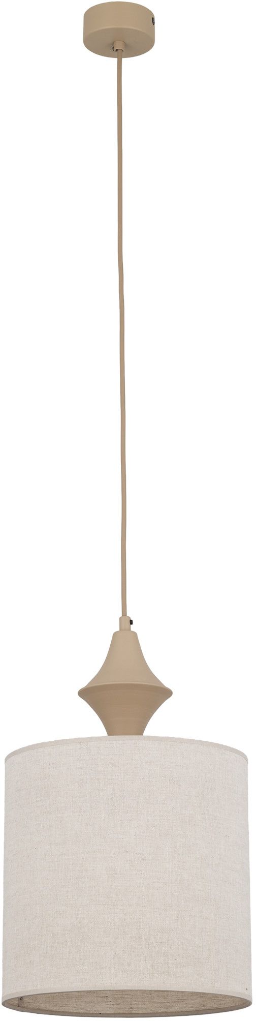 TK Lighting Amura Pendelleuchte 1x15 W grau/aschfarben 11437