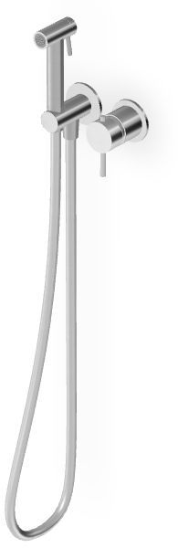 Zucchetti Helm Bidetarmatur mit Duschset Unterputz stahl ZHE417.X