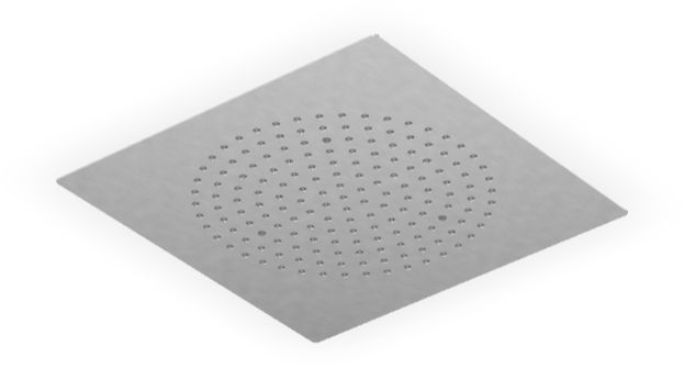 Zucchetti Kopfbrause 35x35 cm quadratisch stahl Z94163.X
