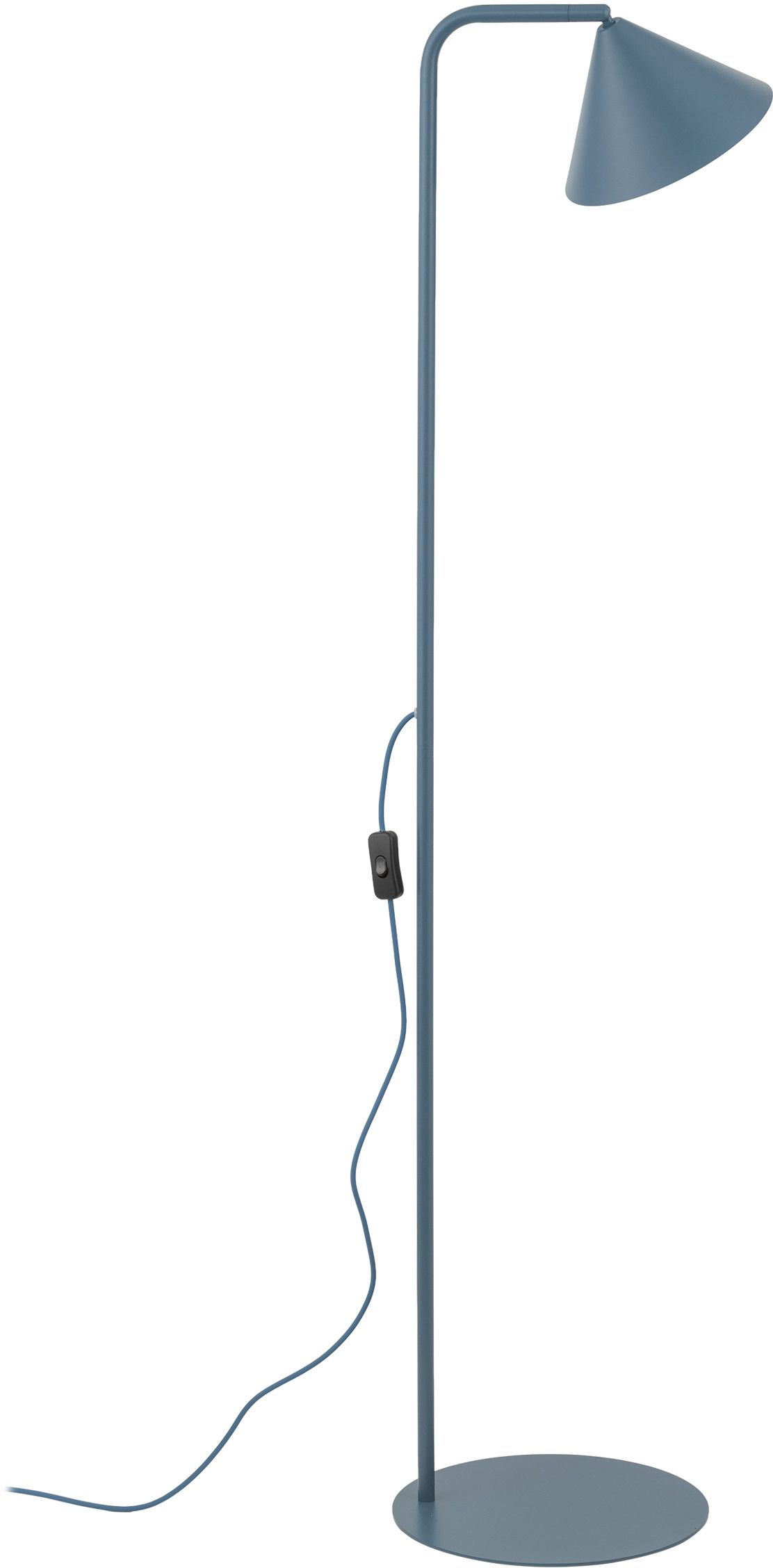 TK Lighting Cono Stehlampe 1x W blau 16206
