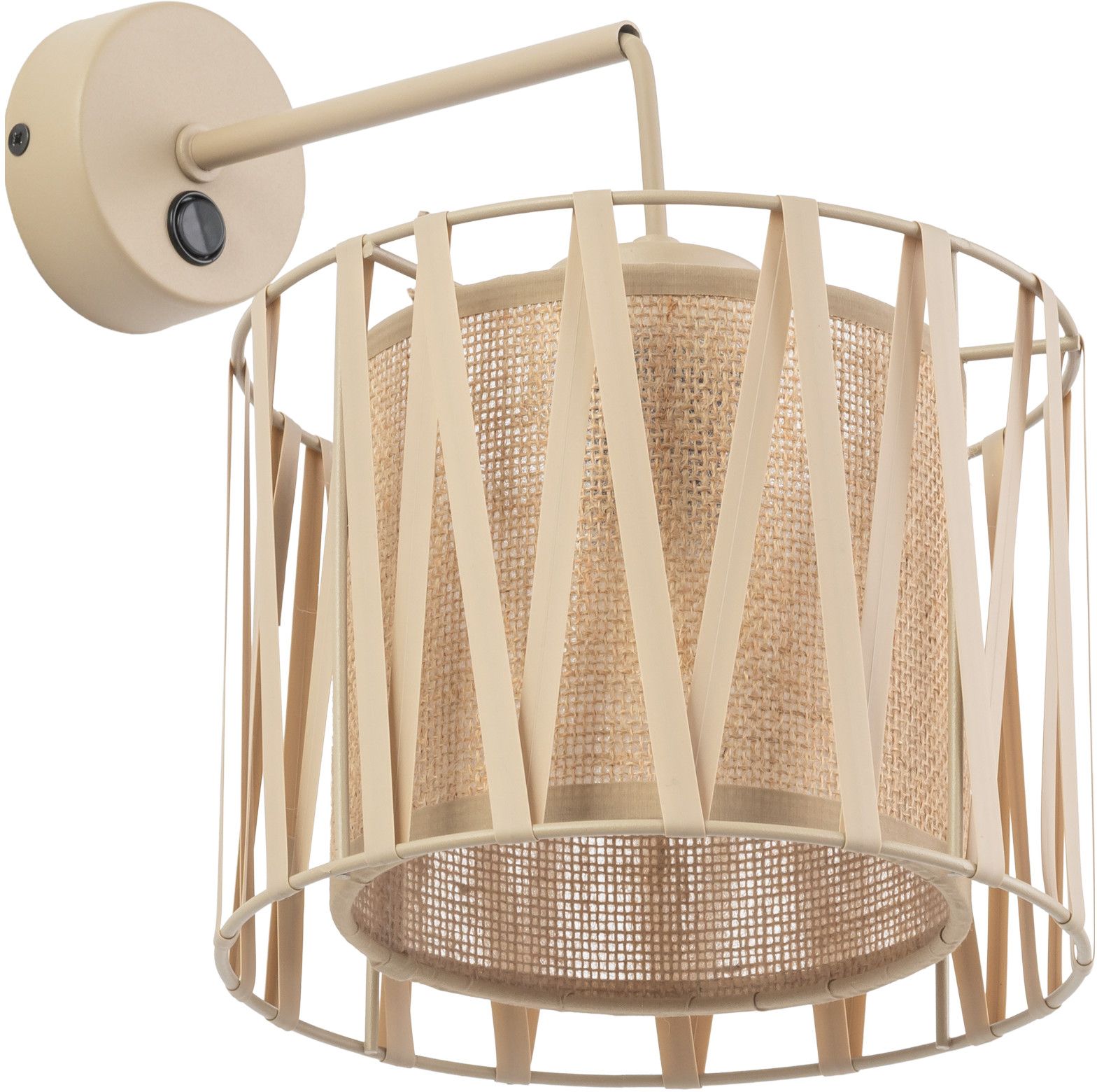 TK Lighting Harmony Wandleuchte 1x15 W sandig 11462