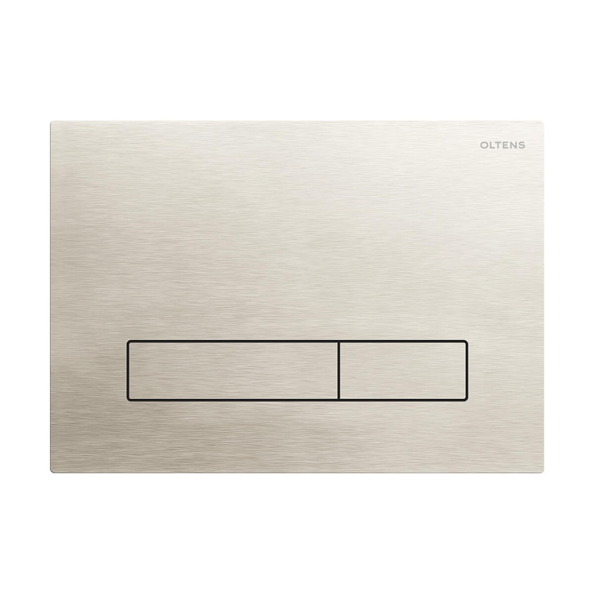 Oltens Torne SteelCore Betätigungsplatte für Toilette nickel 57000910