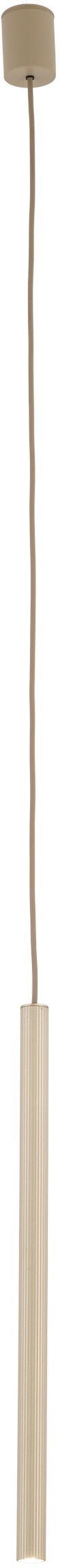 TK Lighting Ferro Pendelleuchte 1x8 W grau/aschfarben 11423