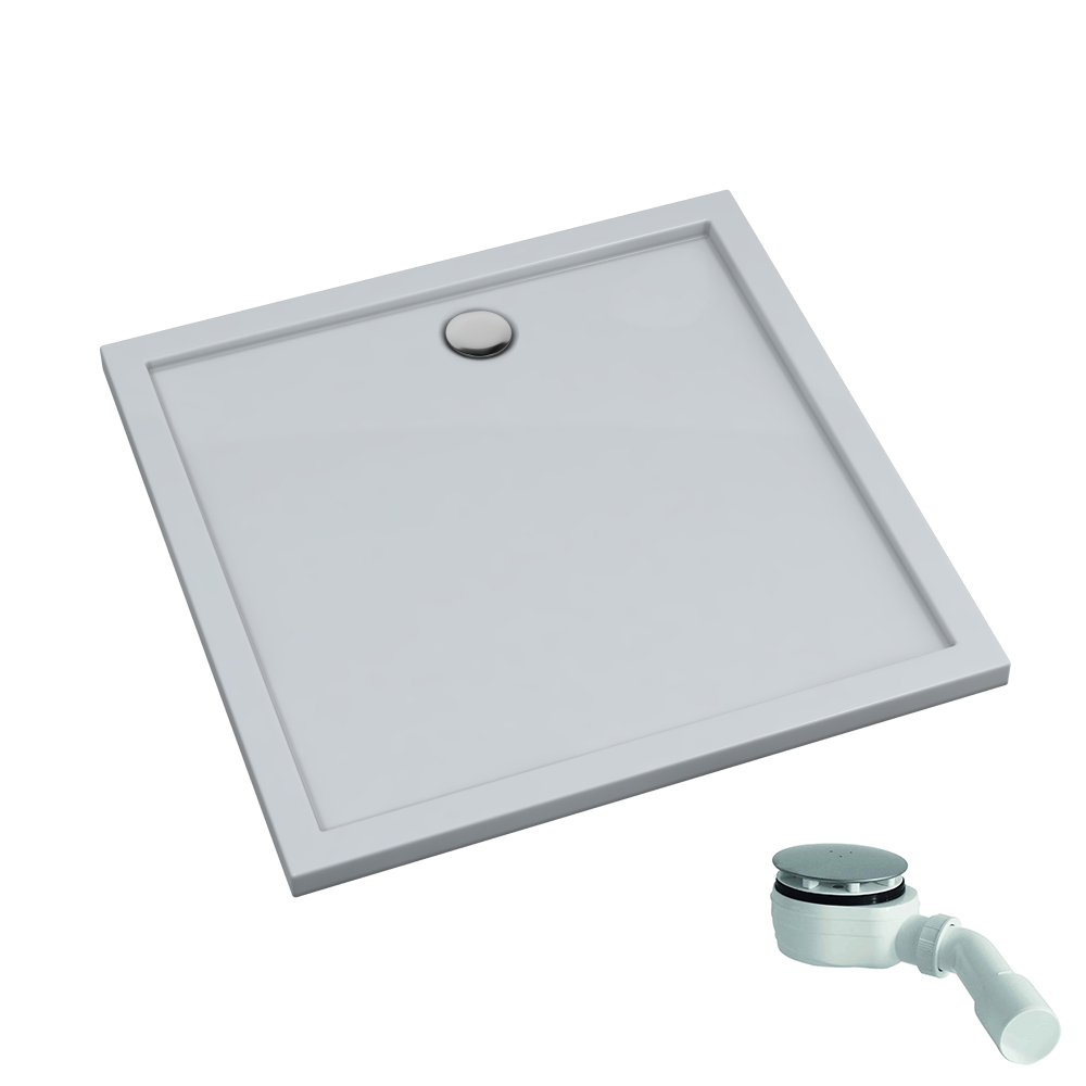 Schedpol Corrina New Quadratische Duschwanne 80x80 cm weiß 3.4930