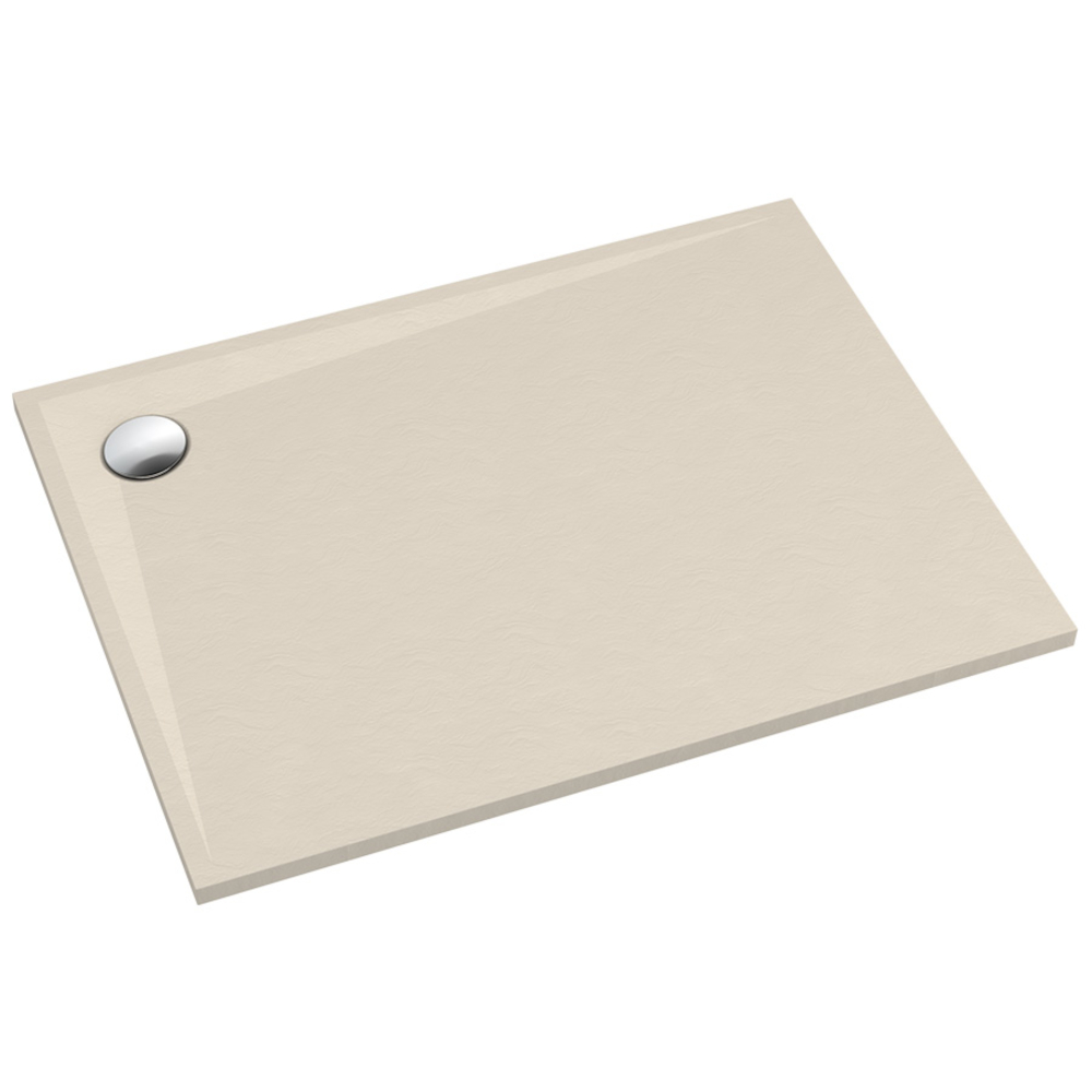 Schedpol Etrusco Cashmere Stone Rechteckige Duschwanne 140x80 cm beige 3.467/PK/ST