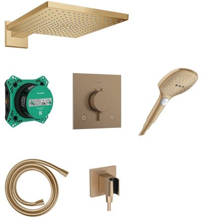 Hansgrohe Raindance E Duschset Unterputz mit Thermostat mit Kopfbrause || 24623140