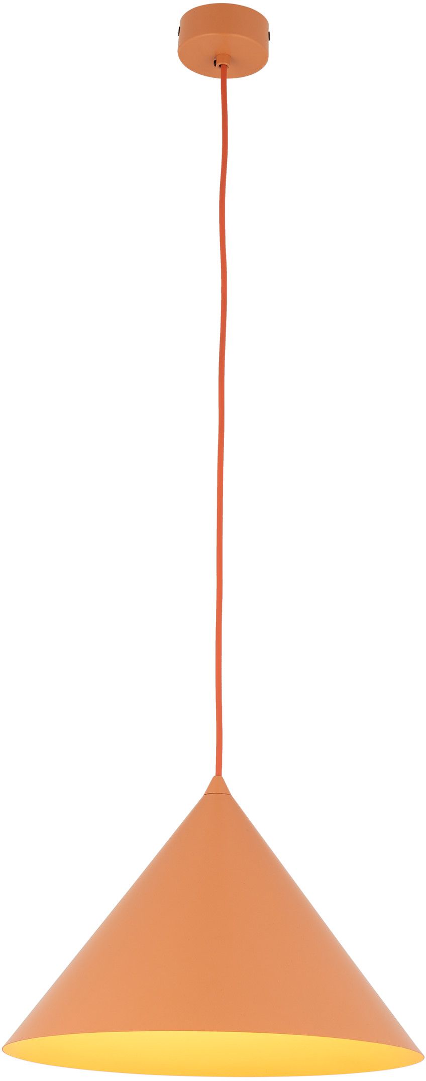 TK Lighting Cono Pendelleuchte 1x15 W lachsfärbig 11385