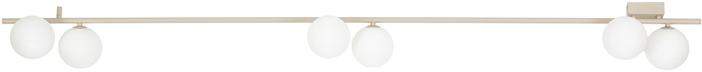 TK Lighting Navi Deckenlampe 6x8 W cremig 11333