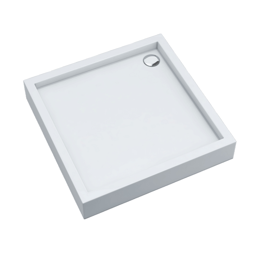 Schedpol Medium Quadratische Duschwanne 90x90 cm weiß 3.4731