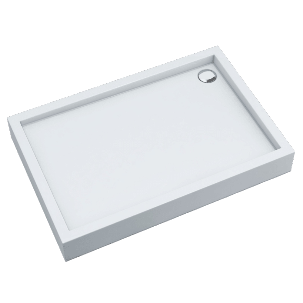 Schedpol Medium Rechteckige Duschwanne 120x90 cm weiß 3.4747