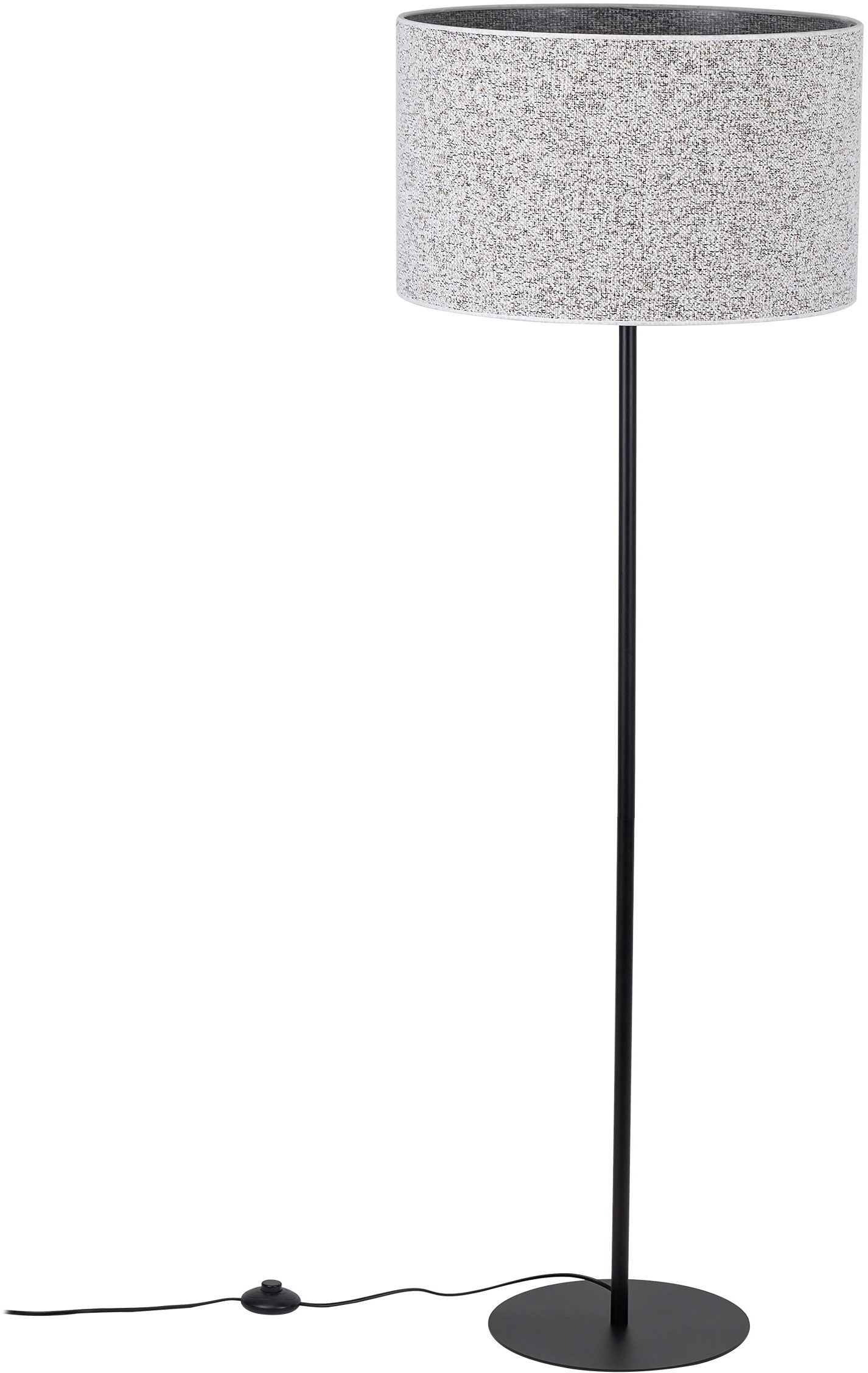 TK Lighting Vellum Stehlampe 1x15 W schwarz 16166