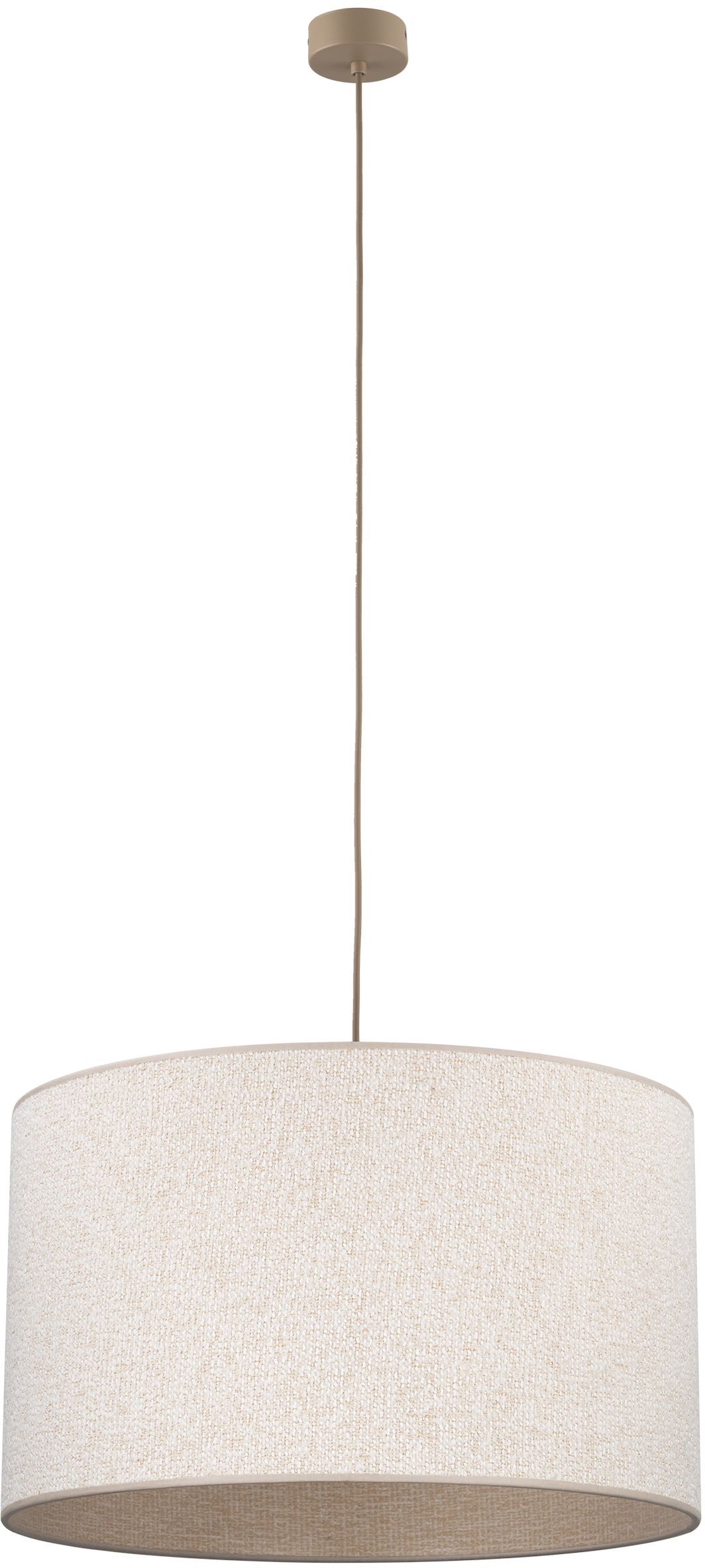 TK Lighting Vellum Pendelleuchte 1x15 W grau/aschfarben 10753