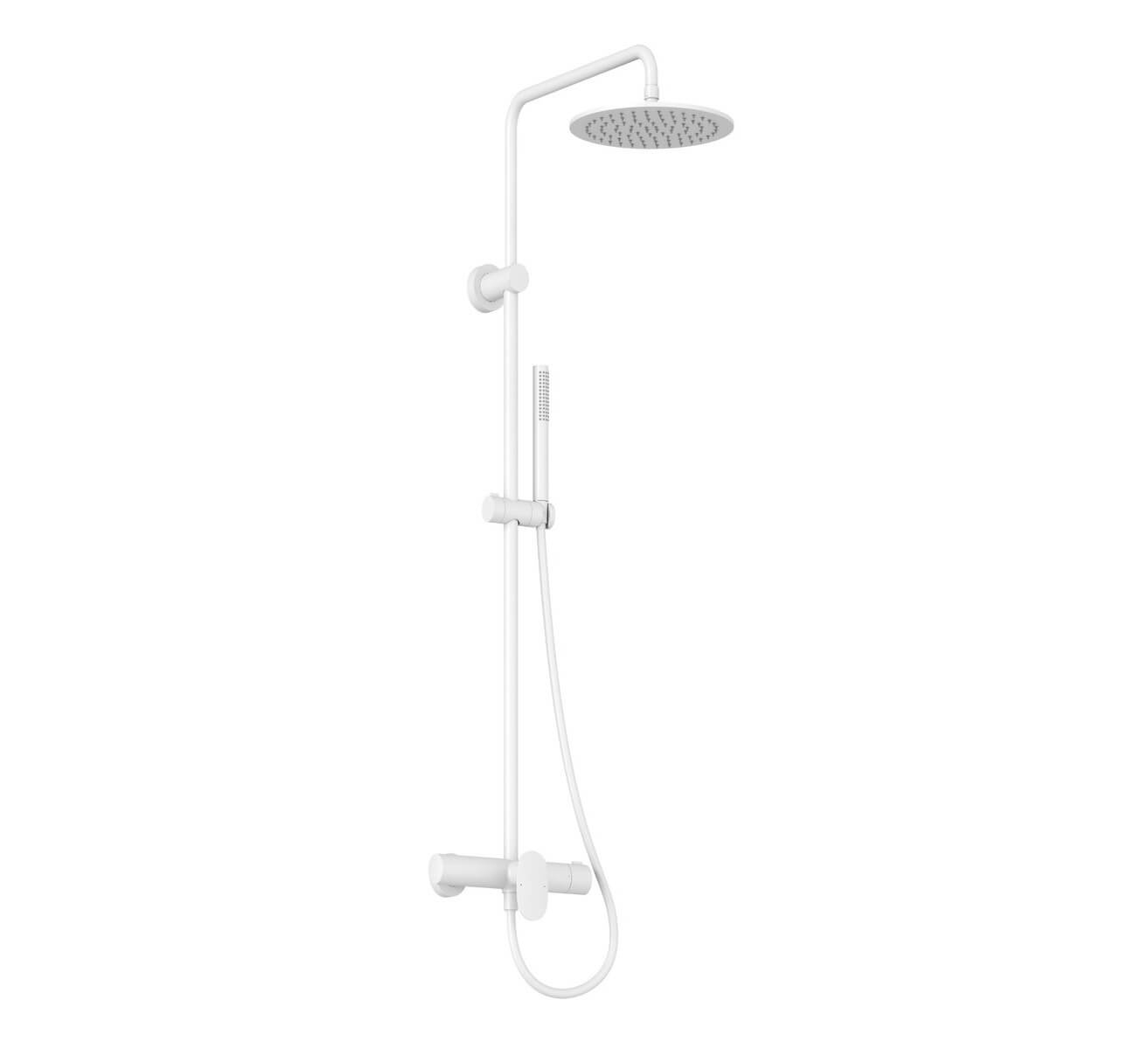 Ravak Spring Duschset Wandmontage mit Kopfbrause weiß X070581