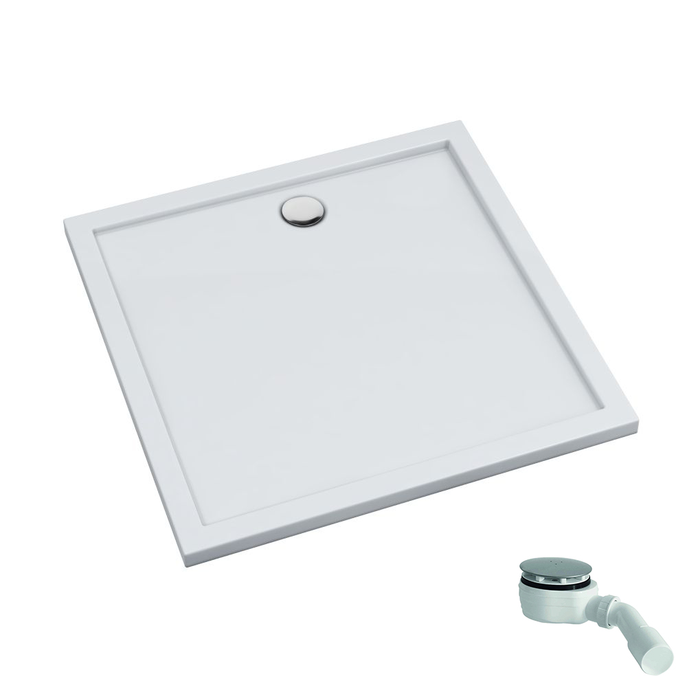 Schedpol Caspar New Quadratische Duschwanne 100x100 cm weiß 3.2832