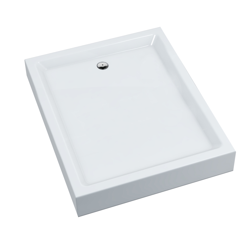 Schedpol Eko 2.0 Rechteckige Duschwanne 120x90 cm weiß 3.328