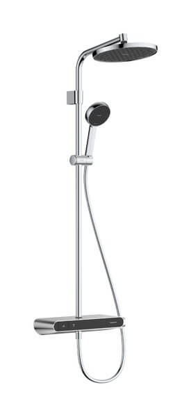 Hansgrohe Activera S Duschset Wandmontage mit Thermostat mit Kopfbrause chrom 28638000