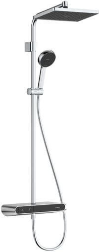 Hansgrohe Activera Q Duschset Wandmontage mit Thermostat mit Kopfbrause chrom 28649000