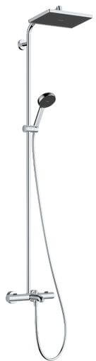 Hansgrohe Activera Q Duschset Wandmontage mit Thermostat mit Kopfbrause chrom 28753000