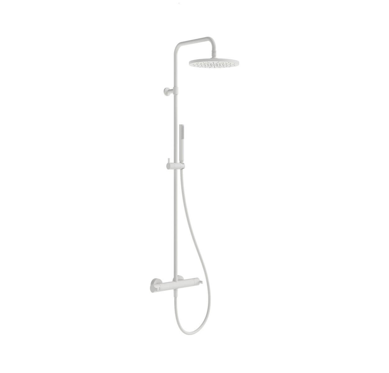 Ravak Termo Duschset Wandmontage mit Thermostat mit Kopfbrause chrom X070694