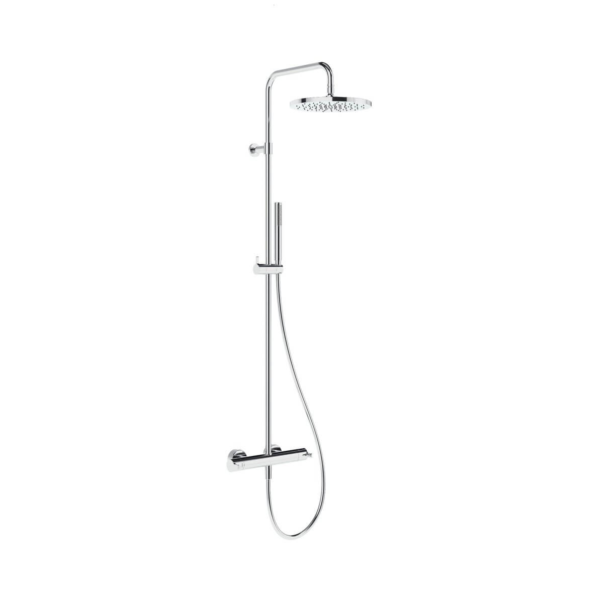 Ravak Termo Duschset Wandmontage mit Thermostat mit Kopfbrause chrom X070692