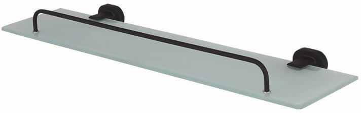 BISK Go Badezimmerregal 52 cm schwarz 08622