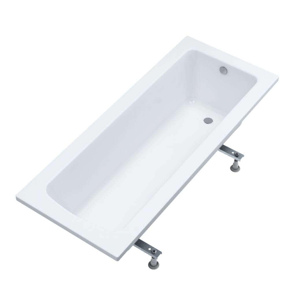 Schedpol Sun SET Badewanne mit Verkleidung 160x75 cm weiß 3.541/OULED/S