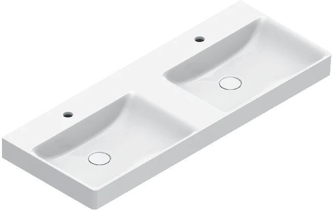 Catalano Elice Waschbecken 120x47 cm rechteckig Klassisch weiß glanz 0421220001