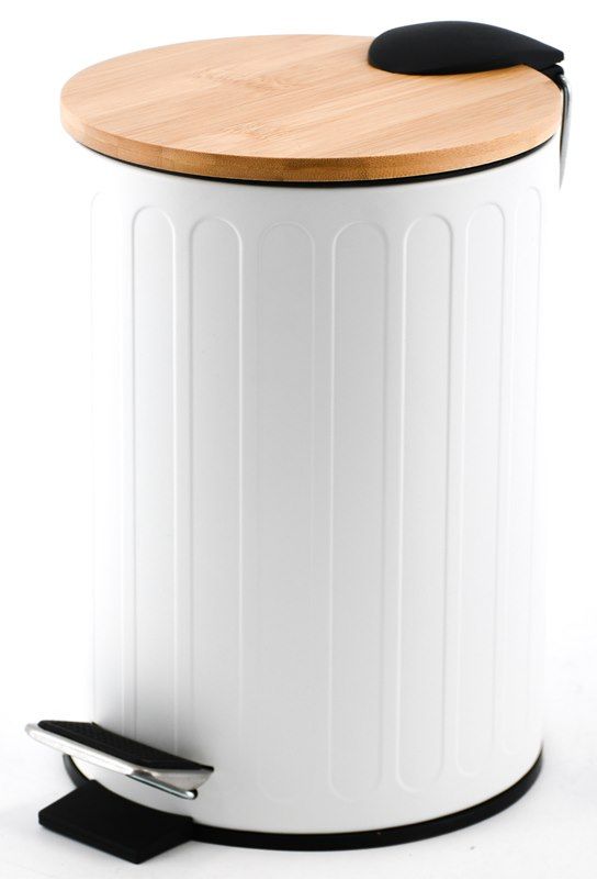 BISK Rado Papierkorb 3 l weiß 08422