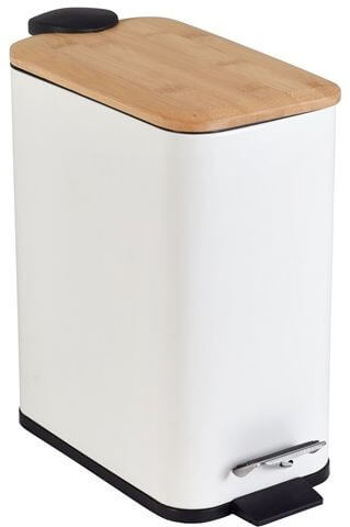 BISK Rado Papierkorb 5 l weiß 08424
