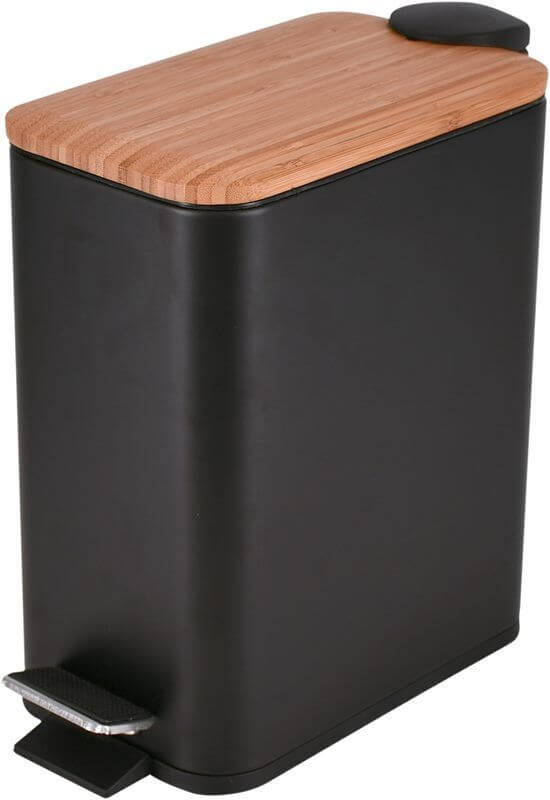 BISK Rado Papierkorb 5 l schwarz 08423