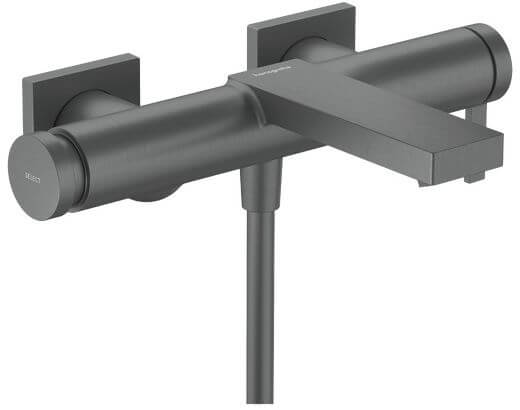Hansgrohe Tecturis E Badewannen- und Duscharmatur Wandmontage schwarz 73420340