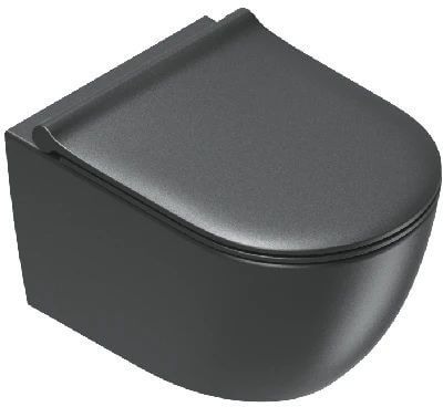 Catalano Sfera WC-Becken hängend Spülrandlos schwarz Glanz 0511700022