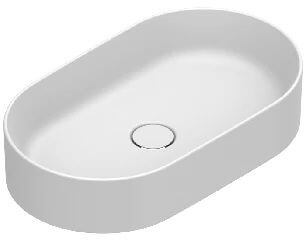 Catalano Zero Waschbecken 60x35 cm oval Aufsatzwaschbecken weiß glanz 0122600021